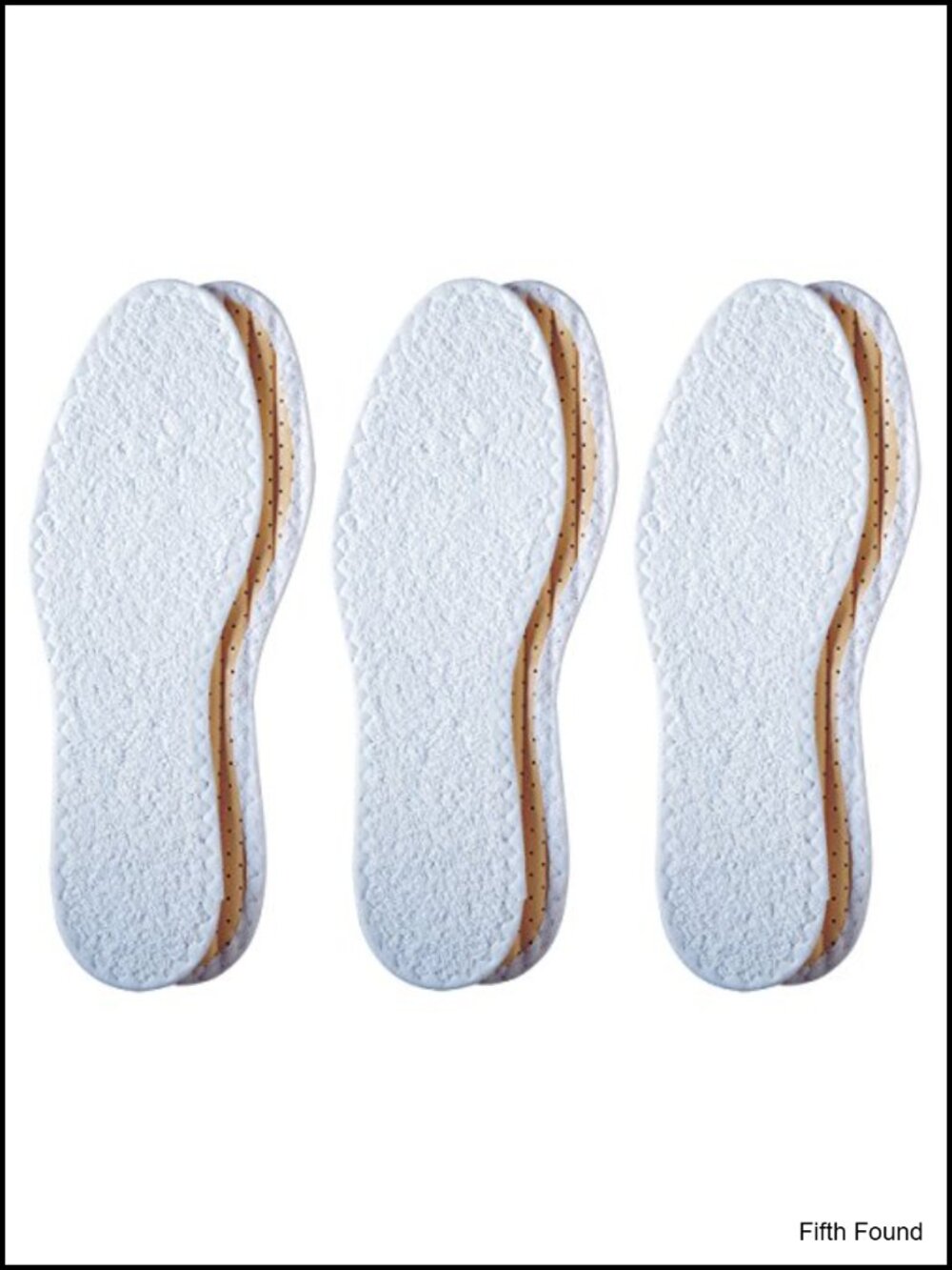 Terry Cotton Insoles No Show Sockless Liners Washable Breathable 3 Pairs